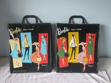 2 vintage 1961 Barbie ponytail doll cases