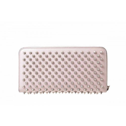 Christian Louboutin W PANETTONE WALLET, Studded Light pink Christian Louboutin W PANETTONE WALLET, Studded Light pink