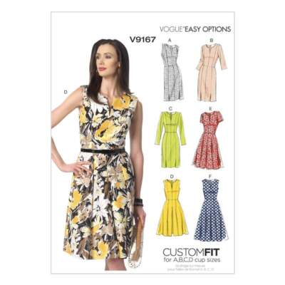 Schnittmuster Vogue 9167 Kleid Gr. 32-48