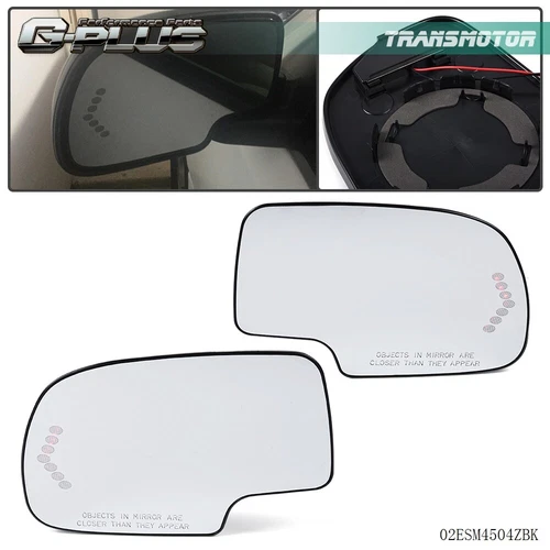 Fit For 03-2007 Chevy GMC Cadillac Left&Right Mirror Glass Heated Turn Signal