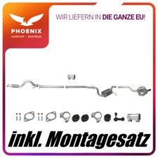 für VW Golf 6 VI 1.2 TSI 2009-2013 Kombi Auspuffanlage Auspuff Mit E-Prüfzeichen