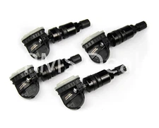 New Schrader 28206 20283 TPMS Set Black Valve Stems Fits 2014 Chevrolet Camaro