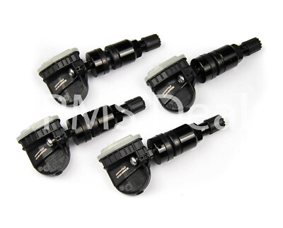 New Schrader 28206 20283 TPMS Set Black Valve Stems Fits 2012 Chevrolet Camaro