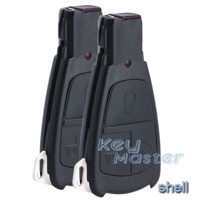 2x for Mercedes-Benz E C S CLK Replacement Smart Remote Car Key Shell Case Fob