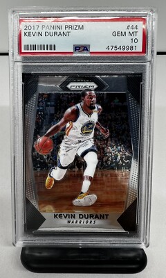 2017 Panini Prizm Kevin Durant 44 PSA 10 Gem Mint Warriors | eBay