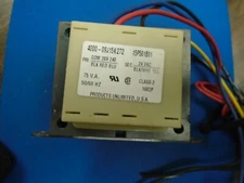 Products Unlimited Transformer; 4000-09J15K272; "USED"