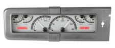 Dakota Digital 40 Chevy Car Analog Gauge System Silver Alloy Red Kit Vhx-40c-s-r Dakota Digital 40 Chevy Car Analog Gauge System Silver Alloy Red Kit Vhx-40c-s-r