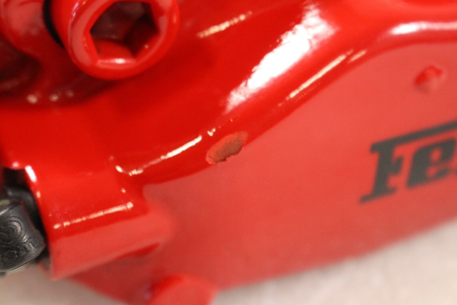 Ferrari F430, LH, Left, Front Brake Caliper, Red, Used, P/N 210740 s/c 227999
