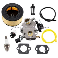 Carburetor Tune Up Kit For Stihl MS311 MS391 Chainsaw with Air Fuel Filter Kit