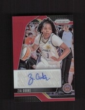 2024 Panini Prizm WNBA #SG-ZC Zia Cooke Signatures AUTO Red #/99