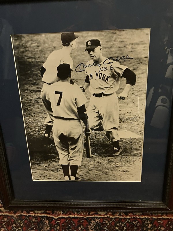 Mickey Mantle Just Hit A Home Run N0 6￼ signed Picture