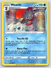 Weavile 031/198 Holo Rare Chilling Reign Pokemon