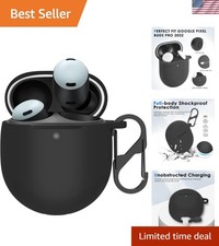 Shockproof Protective Case for Google Pixel Buds Pro 2022/2024 - Black