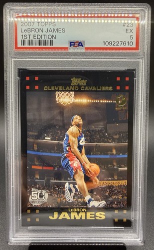 LeBron James [1st Edition] #23 2007 Topps card