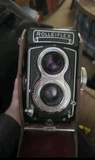 Rollei Rolleiflex 120mm Black Vintage TLR Camera with Lens Filters Set