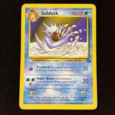 Golduck 35/62 - Fossil Pokemon- Unlimited Uncommon Heavily Played/ Poor 1999 on eBay