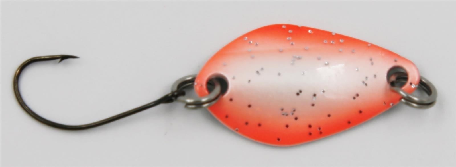 Быстрая ложка для форели EFT 22г с оранжево-белым блеском для Фореленкедера Blinker Kder 2090₽