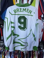 VINTAGE WERDER BREMEN GERMANY 1993/1994 HOME FOOTBALL SHIRT JERSEY PUMA #9