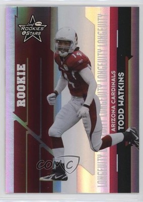 2006 Leaf Rookies & Stars Longevity Parallel Holofoil 35/49 Todd Watkins RC fs9