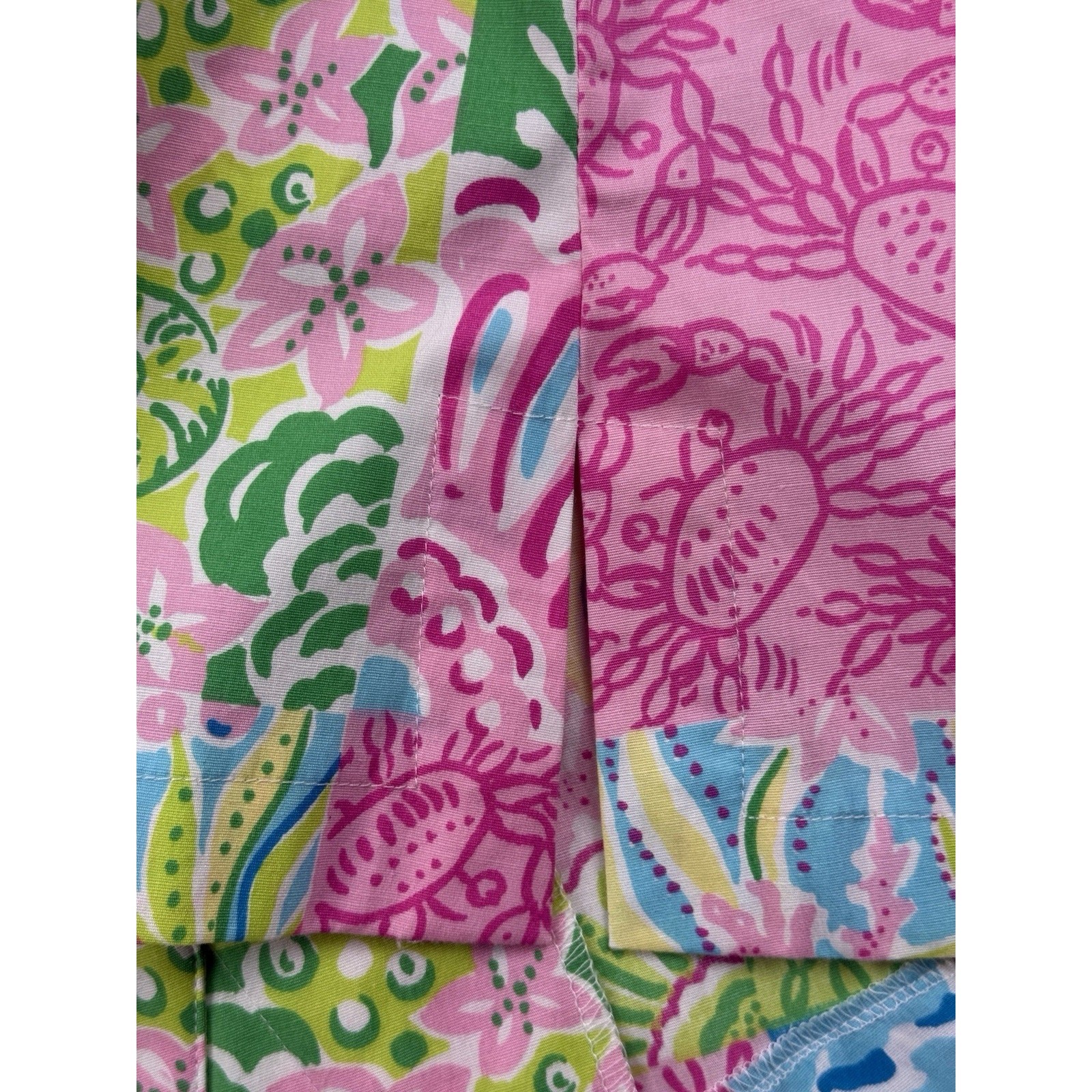 Cotton Connection Tropical Patchwork Sleeveless B… - image 6