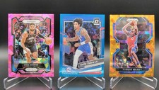 76ers - 3 Parallel Card Lot (with Paul George, Kelly Oubre Jr. & Tyrese Maxey)