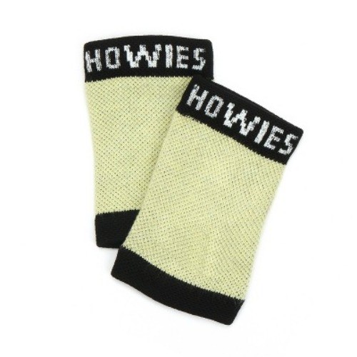Howies Hockey Wrist Guard 2pc - White/Yellow /Black Youth
