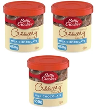 Betty Crocker Milk Chocolate Creamy Deluxe Frosting 450g (3 Pack)