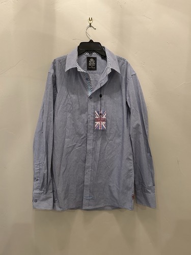 Chemise Habillée Homme English Laundry Beige Brodée, Manches Longues - Taille XL Occasion