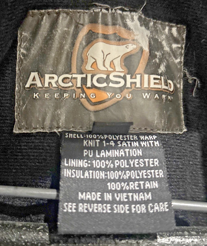 Arctic Shield - Camo Warm Hunting Hooded Jacket, 6 Front Pockets, Men's S: Large - Image 3 of 4