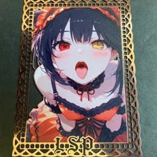 Goddess Story Gold METAL Card - Maiden Party - Serial Number #/100! Kurumi Anime