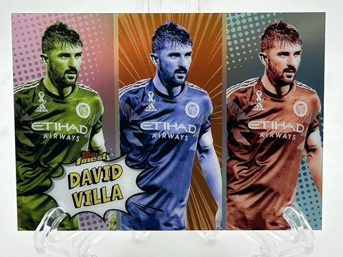 2024 Topps Finest MLS #PA-5 David Villa Pop Art Insert SP NYCFC 1:4 Box
