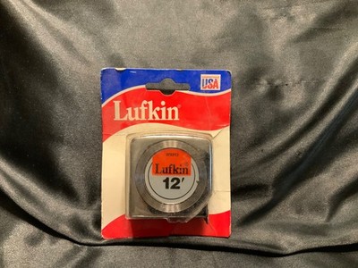 Vintage Lufkin 12' tape measure W9312 NOS Made in USA