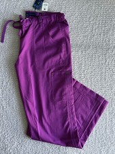 Koi Sapphire Scrub Pants Women s Sz Medium Regular Plum Alicia Nursing Medical