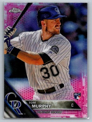 2016 Topps Chrome Pink Refractor Tom Murphy 59