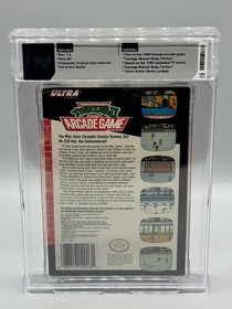 Teenage Mutant Ninja Turtles TMNT Arcade Nintendo NES First Print WATA 7.5 NS