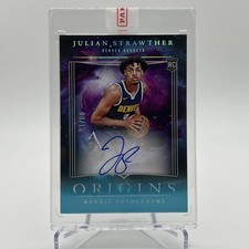 Julian Strawther RC AUTO /15 23-24 Origins Turquoise Rookie Auto /15 SEALED 8/15