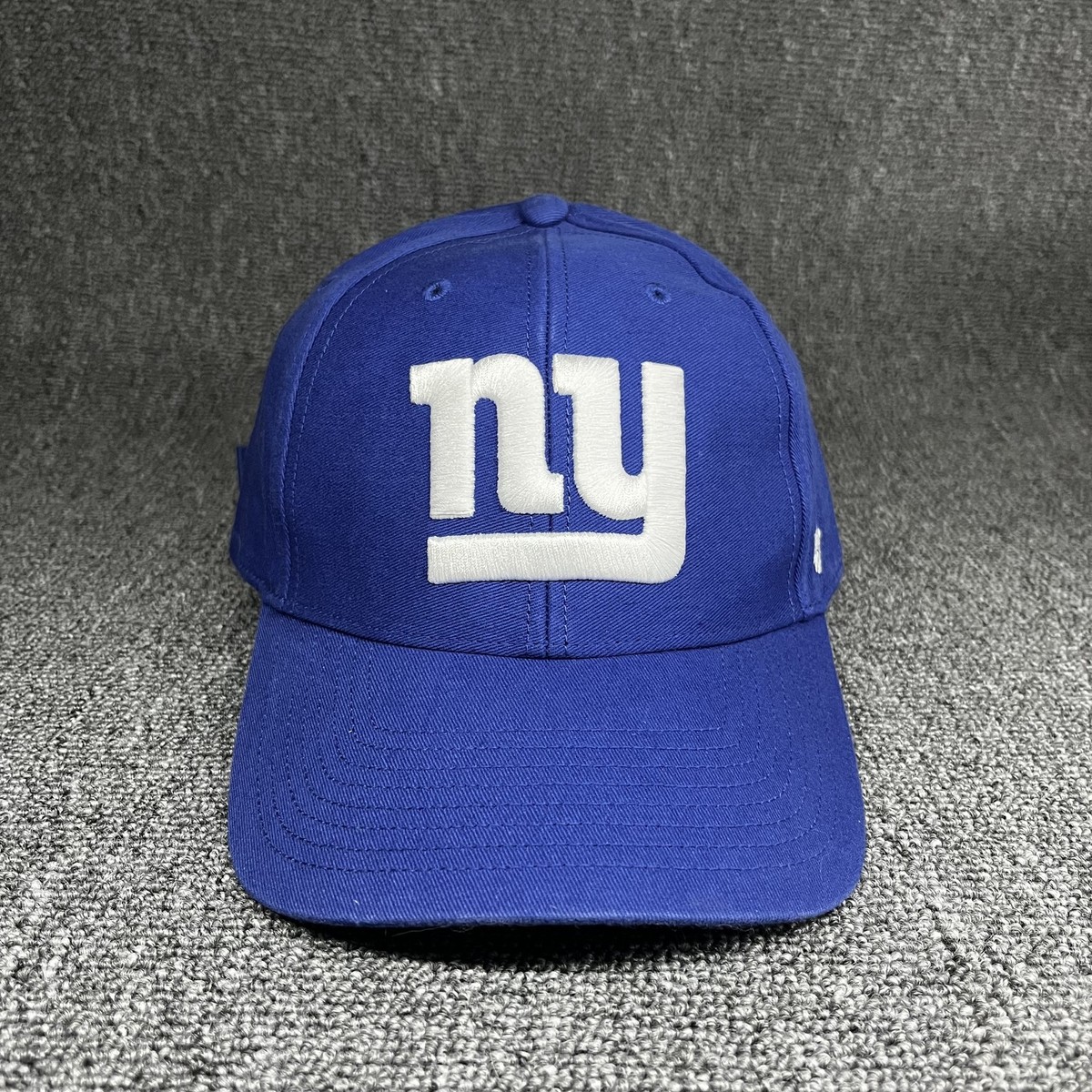 New York Giants '47 Brand Clean Up Hat NFL Blue White NY Logo Adjustable Cap