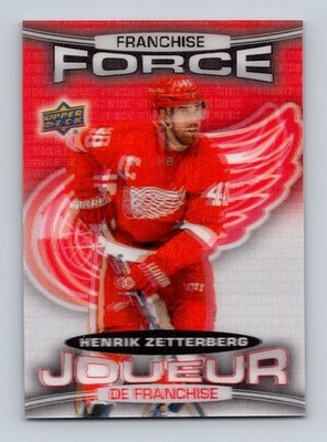 2016-17 Upper Deck Tim Hortons #FF-3 Henrik Zetterberg Franchise Force 3D