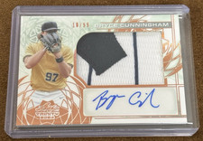 BRYCE CUNNINGHAM 2024 LEAF TRINITY BASEBALL AUTOGRAPH PATCH /99 PROSPECT