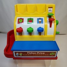 Fisher-Price Cash Register Toy 2015 Model 2073 With 4 Coins