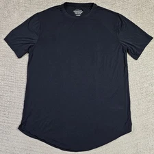 Jack Archer Mens Sz L Anytime Tee Bering Sea Curved Hem Stretch Comfort