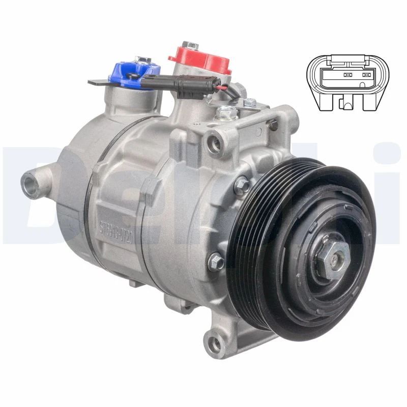 COMPRESSOR AIR CONDITIONING CS20504 FOR BMW 1/F20/3/F3 N13B16A 1.6L 4cyl 1 F20 - Image 3 of 4
