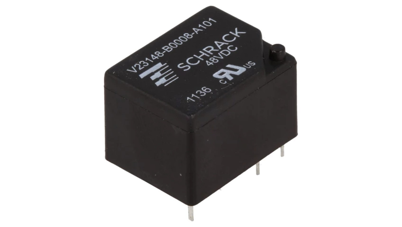 SPDT Electromagnetic Relay 48VDC 7A 250VAC 1-1393204-3 /T2UK