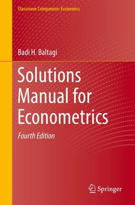 Badi H. Baltagi | Solutions Manual for Econometrics | Taschenbuch | Englisch