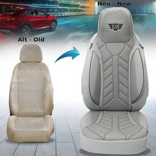 Schonbezüge Sitzbezüge für Seat Leon 2 1P Bj 2005-12 in Grau DPL508