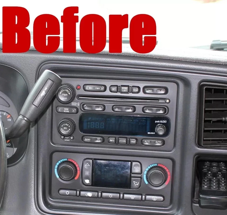 Unidad principal de radio estéreo GPS para automóvil Chevy Avalanche Android 13 CarPlay 2003-2006 Foto 4 de 4