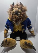Disney Store Beast Plush 21" Beauty  the Beast Stuffed Animal