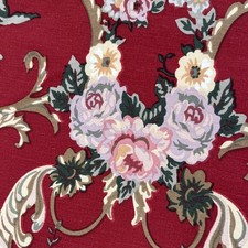 Ralph Lauren Danielle Marseilles Red 67 Round Tablecloth Fabric Custom Made