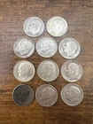 Lot of 11 Roosevelt Silver Dimes 90% Silver 1948-1964