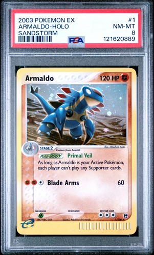 Armaldo graded PSA 8 for sale on eBay